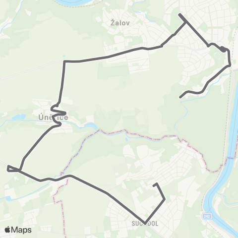 PID Praha,Suchdol - Roztoky map