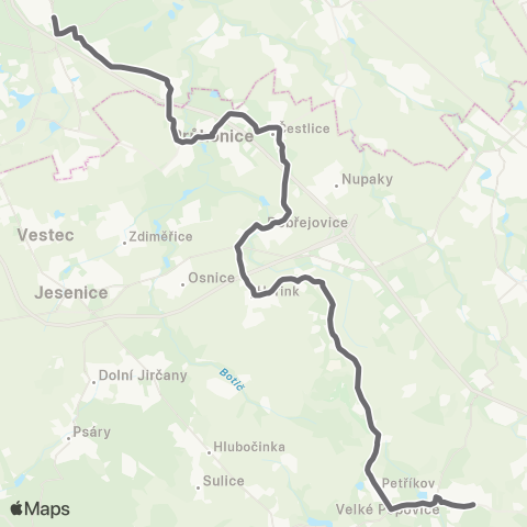 PID Praha,Opatov - Velké Popovice map
