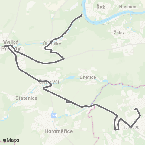 PID Praha,Suchdol - Velké Přílepy - Úholičky map