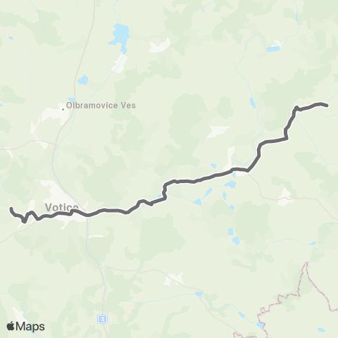 PID Votice,Beztahov - Jankov,BedřIchovice map