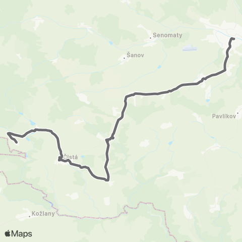 PID Rakovník - Čistá,KůZová map