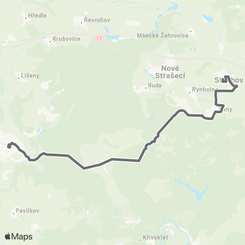 PID Rakovník - Stochov map