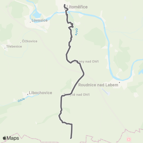 PID Litoměřice - Mšené-Lázně - Slaný - Kladno map