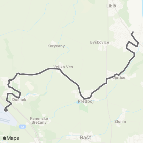 PID Neratovice - Veliká Ves - Odolena Voda map