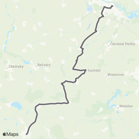 PID Kolín - Suchdol - Uhlířské Janovice - Petrovice II map