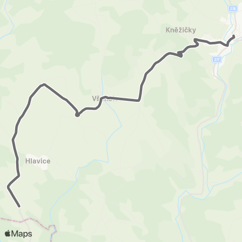 PID Český Dub - Hlavice - Mnichovo Hradiště map