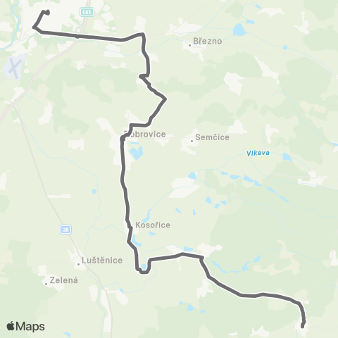 PID Mladá Boleslav - Dobrovice - McEly map