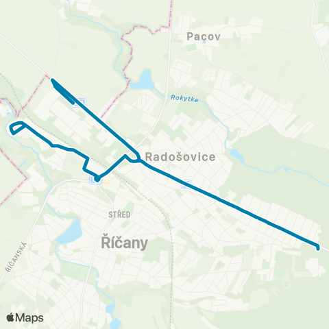 PID Obchodní - Olivovna map