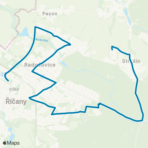 PID Pod Lihovarem - Strašín,Pampelišková map