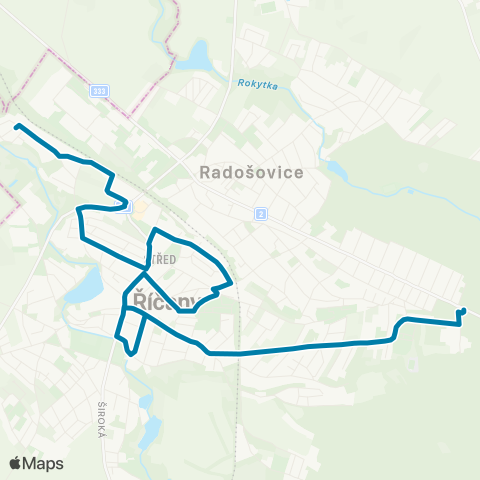 PID Olivovna - Srnčí map