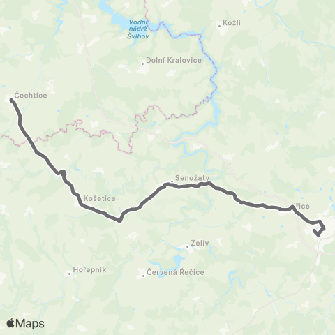 PID Čechtice - Humpolec map