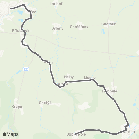 PID Českobrodsko - Pid Haló map