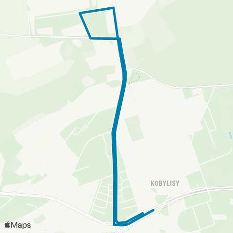 PID Kobylisy - Za Čimickým Hájem - Kobylisy map