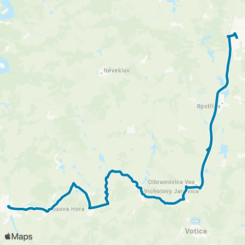 PID Sedlčany,Aut.St. - Benešov,Terminál map