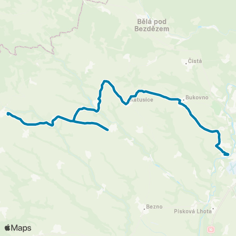 PID Mladá Boleslav,Aut.St. - Mělník,Žel.St. map