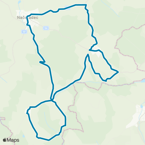 PID Načeradecko - Pid Haló map