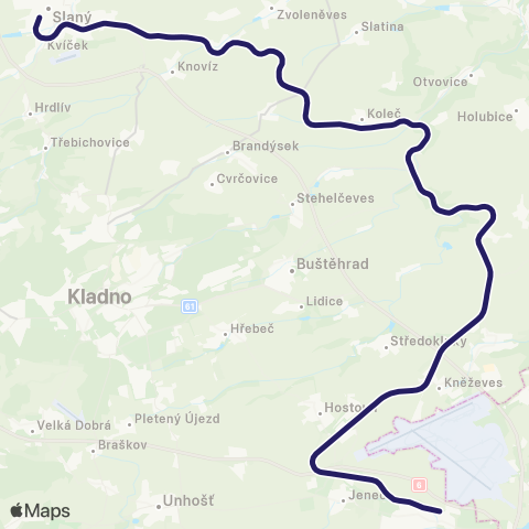 PID (Praha - ) Hostivice - Středokluky - Noutonice - Podlešín map
