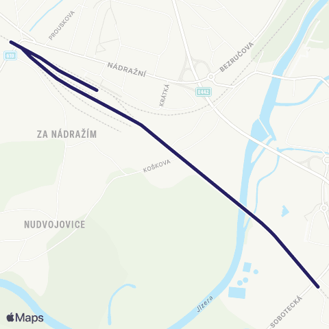PID Hradec Králové - Ostroměř - Jičín - Turnov map