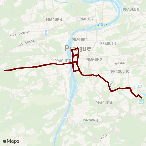 PID Spojovací - Spořilov map