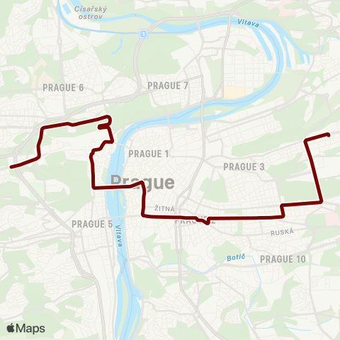 PID Královka - Zvonařka map