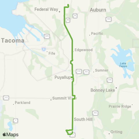 Pierce Transit Meridian map