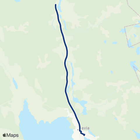 Porin joukkoliikenne Lavia-Kankaanpää-Koulukeskus map