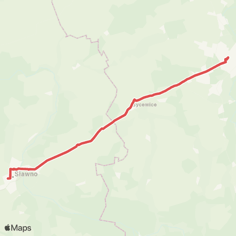 PKP Intercity Twoje Linie Kolejowe (Zastępcza Komunikacja Autobusowa) map