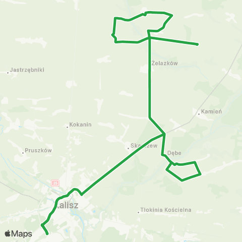 PKS Kalisz  map