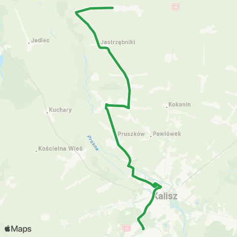PKS Kalisz  map