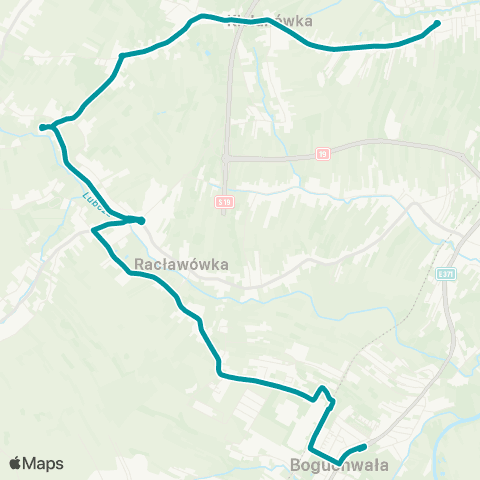 PKS w Rzeszowie Rzeszów, Staroniwska - Racławówka - Boguchwała D.A. map