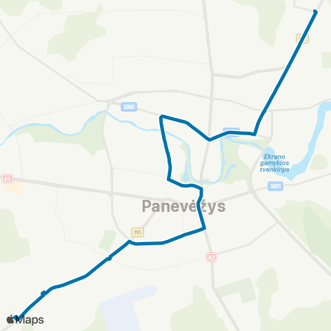 PKT Molainiai - Vaivadai map