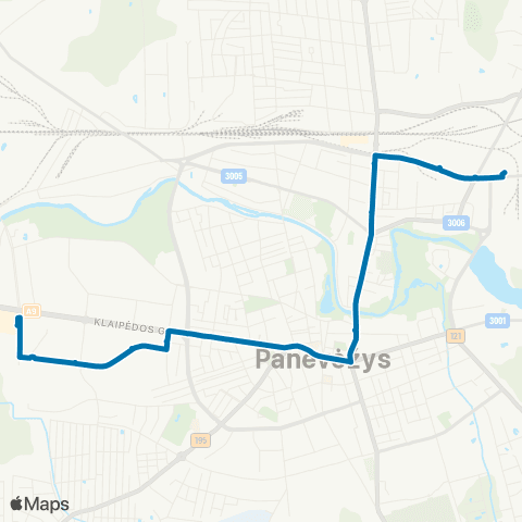 PKT Vakarinė G. - Tinklų G. map