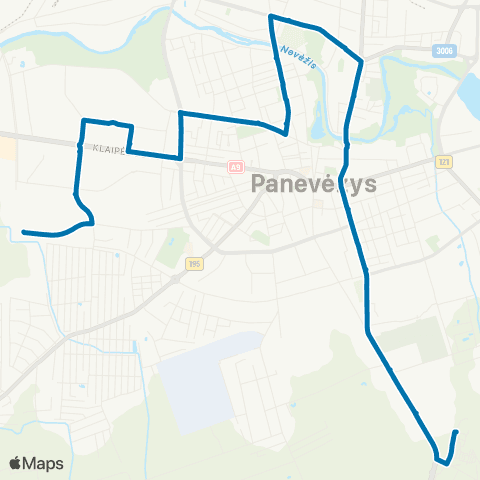 PKT Pažagieniai - Molainių G. map