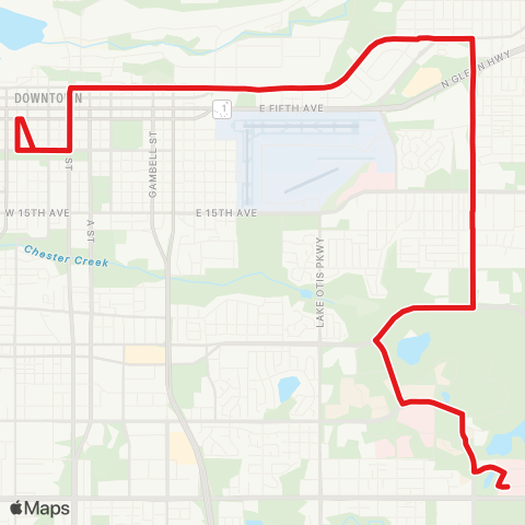 People Mover Mountain View map