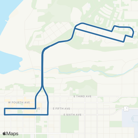 People Mover Government Hill map