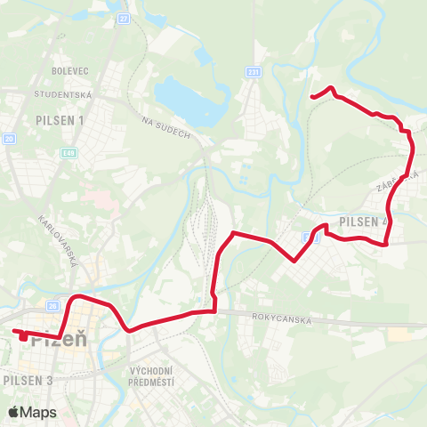 PMDP Can - Doubravka - Bukovec map