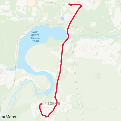 PMDP Bory - Sídliště Litice map