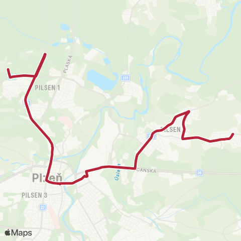PMDP Červený Hrádek - Mrakodrap - Košutka map