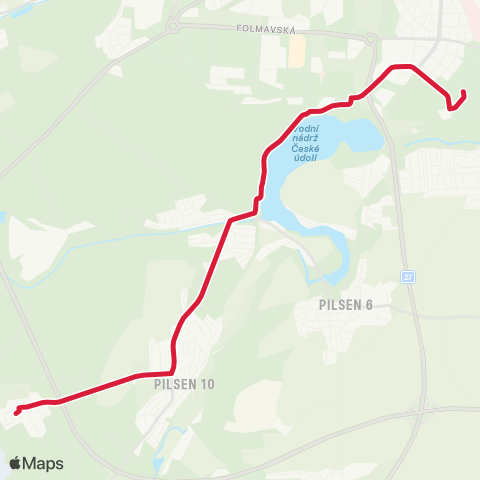 PMDP Bory - Valcha - Lhota - Nová Ves map