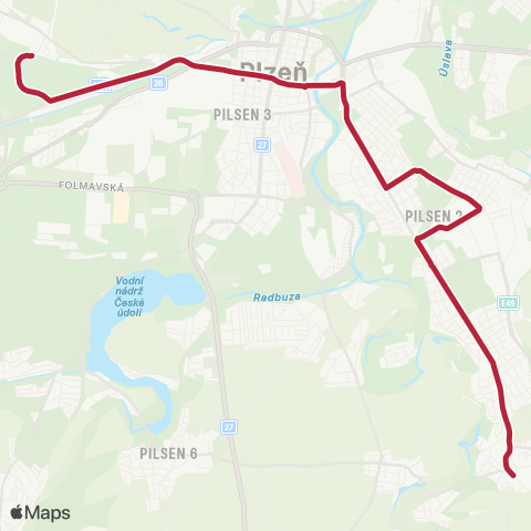 PMDP Zadní Skvrňany - Mrakodrap - Černice map