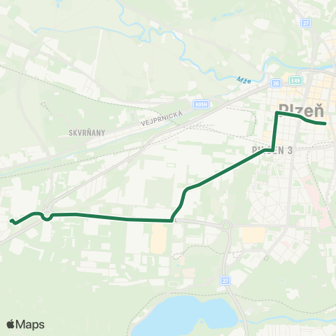 PMDP Mrakodrap - Nová Hospoda map