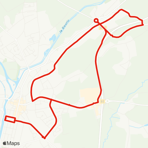 PondiBUS La Plaine – Pigeon Blanc – Saint-Niel map