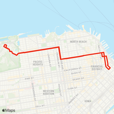 PresidiGo Presidio Go Downtown map