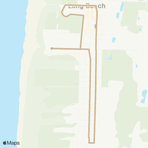 Pacific Transit Long Beach map