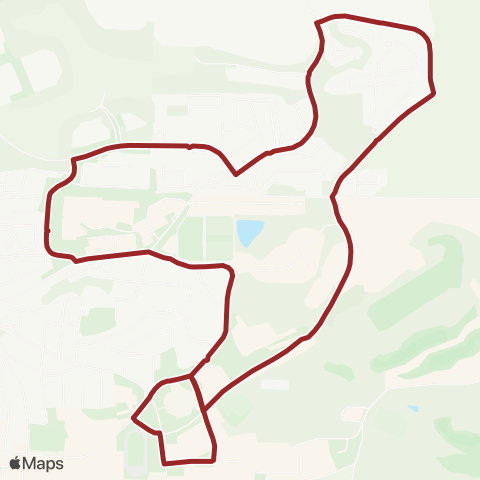 Pullman Transit Apartmentland Express map