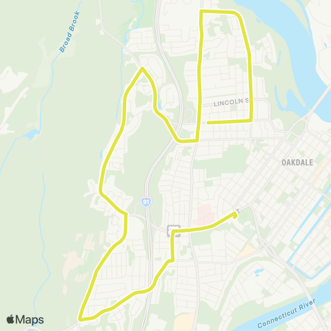 PVTA Tripper 23 Helper Service map