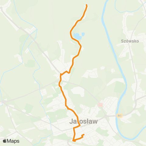 PWiK Jarosław Kr. Jadwigi – Stawki map