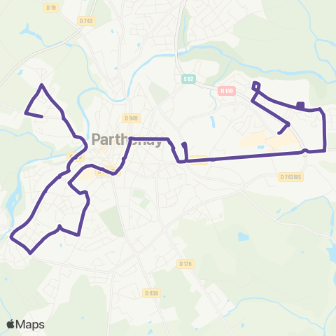 PyBus Jules Ferry - ZAC des Loges map