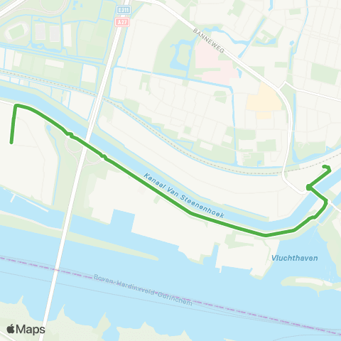 Qbuzz Gorinchem Station - Avelingen map