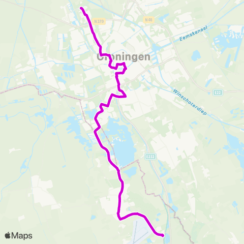 Qbuzz Zernike - HS - Martini - Eelde map